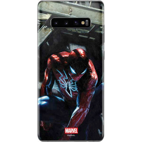 Marvel Spiderman New Suit Spiderman Galaxy S10 Plus Skin
