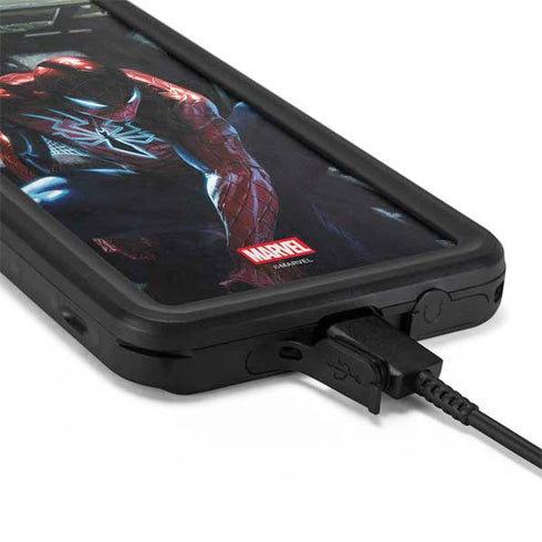 Marvel Spiderman New Suit Spiderman Galaxy S20 Plus Waterproof Case