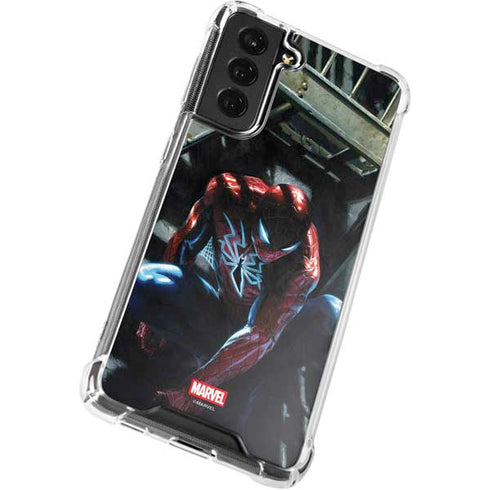 Marvel Spiderman New Suit Spiderman Galaxy S21 FE Clear Case