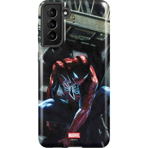 Marvel Spiderman New Suit Spiderman Galaxy S21 Plus 5G Pro Case