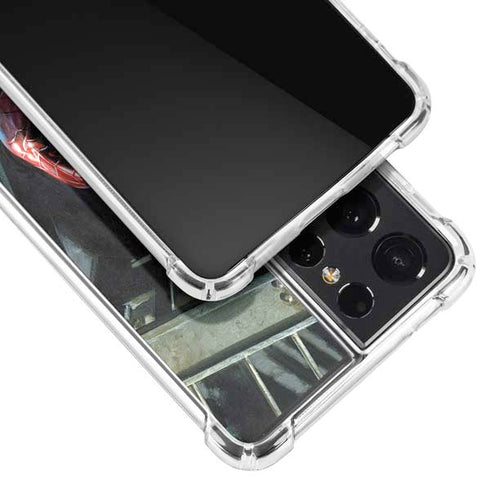 Marvel Spiderman New Suit Spiderman Galaxy S21 Ultra 5G Clear Case