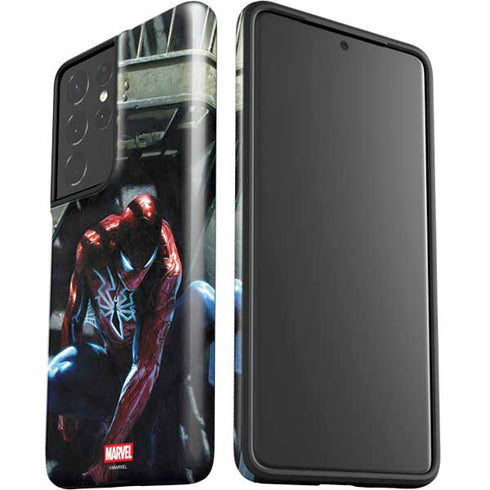 Marvel Spiderman New Suit Spiderman Galaxy S21 Ultra 5G Pro Case