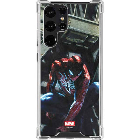 Marvel Spiderman New Suit Spiderman Galaxy S22 Ultra Clear Case