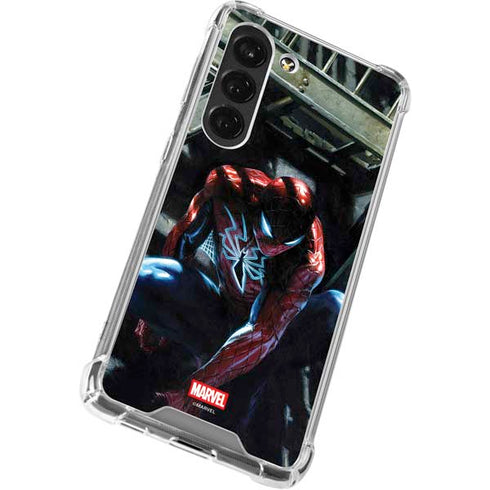 Marvel Spiderman New Suit Spiderman Galaxy S23 Clear Case