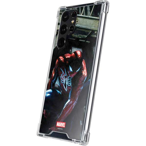 Marvel Spiderman New Suit Spiderman Galaxy S23 Ultra Clear Case