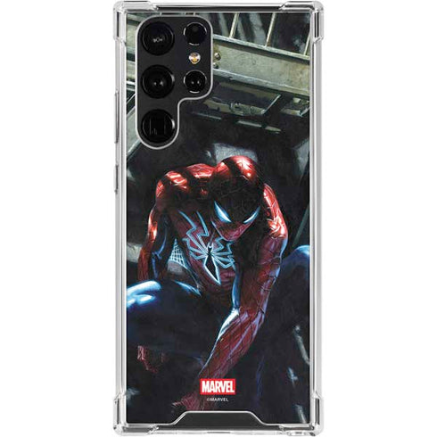 Marvel Spiderman New Suit Spiderman Galaxy S24 Ultra Clear Case