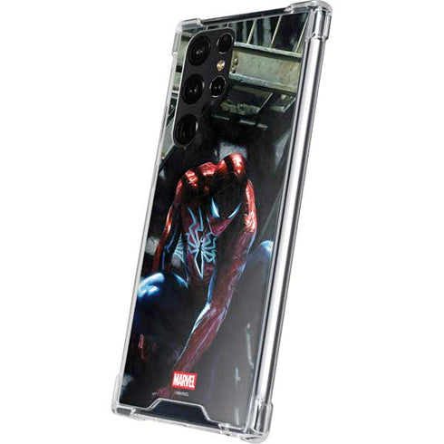 Marvel Spiderman New Suit Spiderman Galaxy S24 Ultra Clear Case