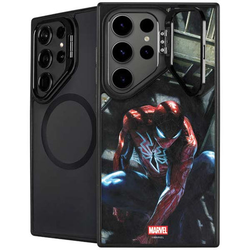 Marvel Spiderman New Suit Spiderman Galaxy S24 Ultra Kickstand Case
