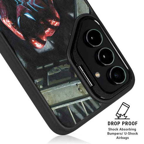 Marvel Spiderman New Suit Spiderman Galaxy S24 Ultra Kickstand Case
