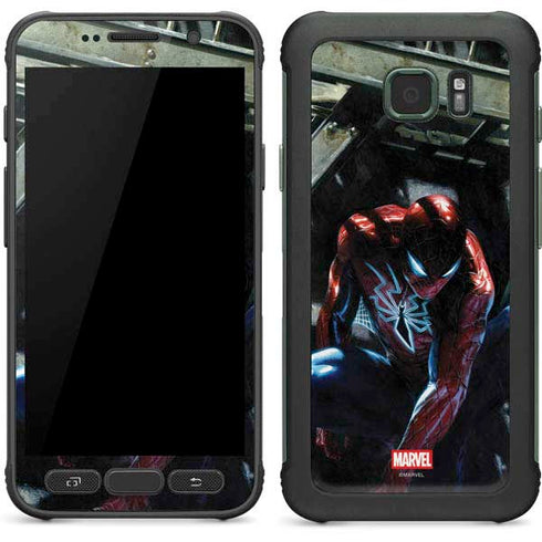Marvel Spiderman New Suit Spiderman Galaxy S7 Active Skin