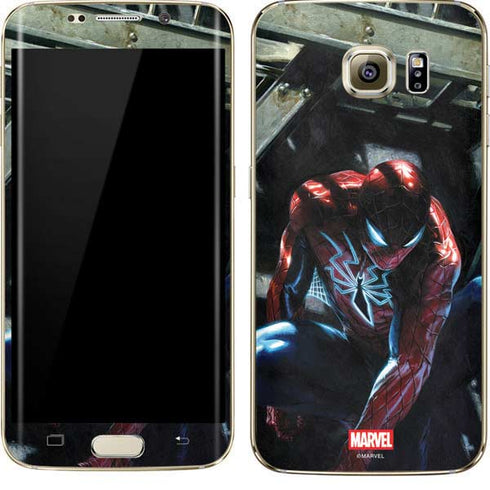 Marvel Spiderman New Suit Spiderman Galaxy S7 Edge Skin