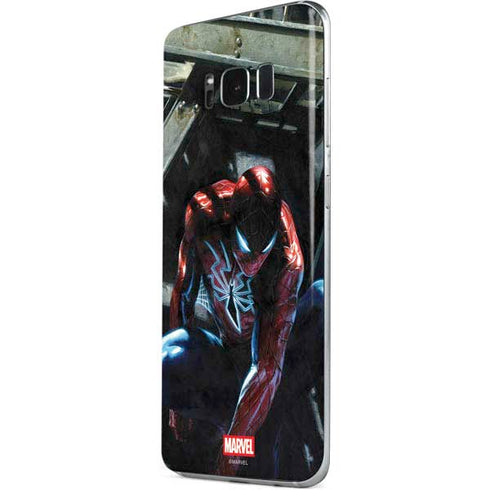 Marvel Spiderman New Suit Spiderman Galaxy S8 Skin