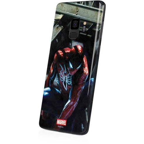 Marvel Spiderman New Suit Spiderman Galaxy S9 Skin