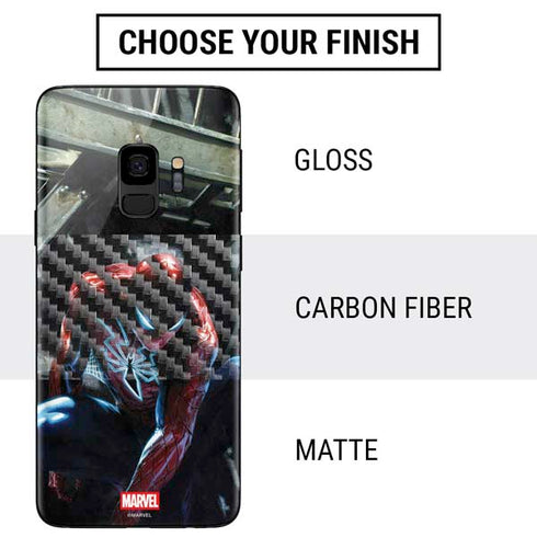 Marvel Spiderman New Suit Spiderman Galaxy S9 Skin