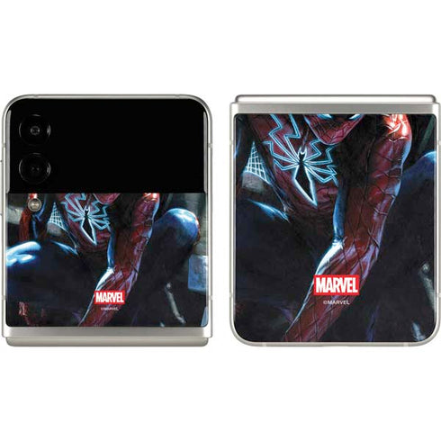 Marvel Spiderman New Suit Spiderman Galaxy Z Flip3 5G Skin