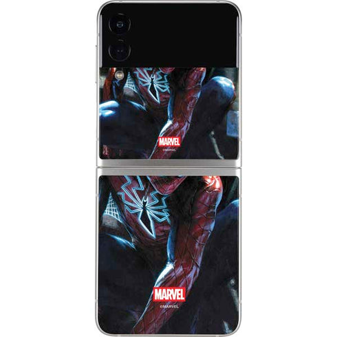 Marvel Spiderman New Suit Spiderman Galaxy Z Flip3 5G Skin
