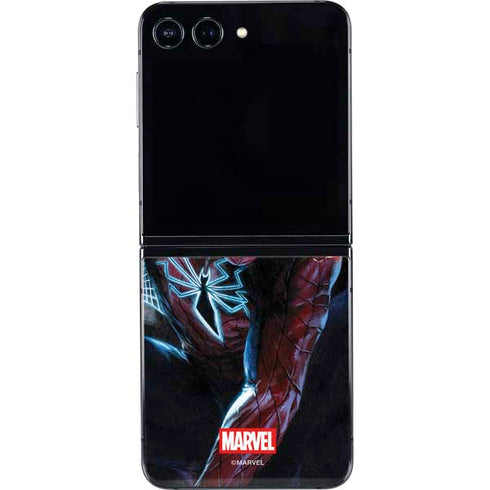Marvel Spiderman New Suit Spiderman Galaxy Z Flip5 5G Skin