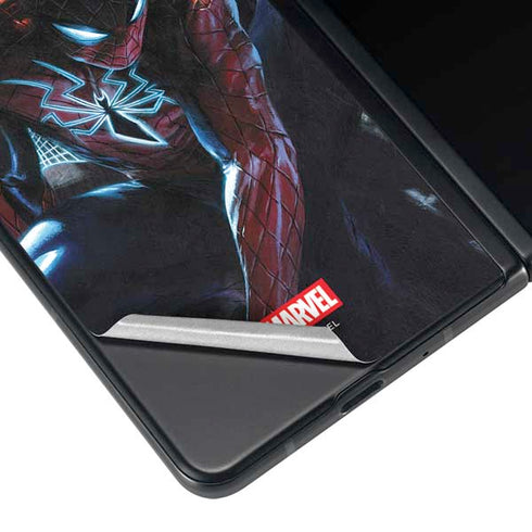 Marvel Spiderman New Suit Spiderman Galaxy Z Fold3 5G Skin