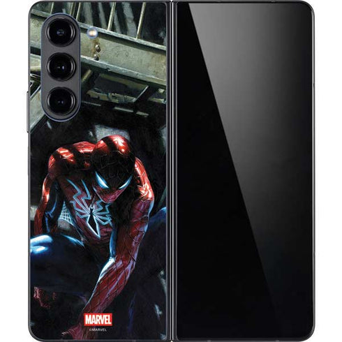 Marvel Spiderman New Suit Spiderman Galaxy Z Fold5 5G Skin
