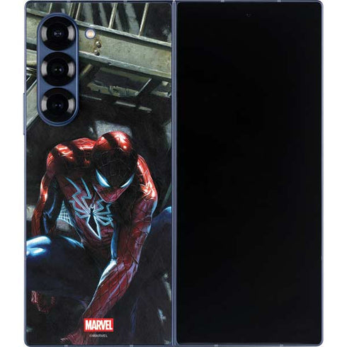 Marvel Spiderman New Suit Spiderman Galaxy Z Fold6 Skin