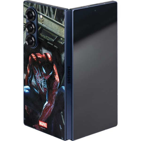 Marvel Spiderman New Suit Spiderman Galaxy Z Fold6 Skin