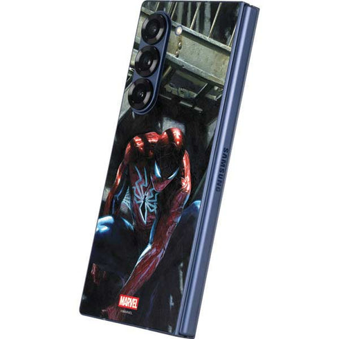 Marvel Spiderman New Suit Spiderman Galaxy Z Fold6 Skin