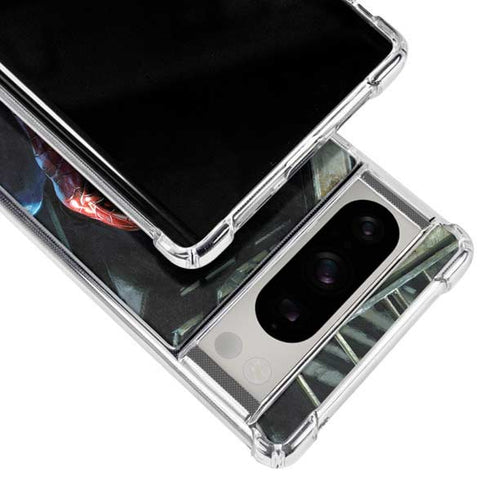 Marvel Spiderman New Suit Spiderman Google Pixel 8 Pro Clear Case