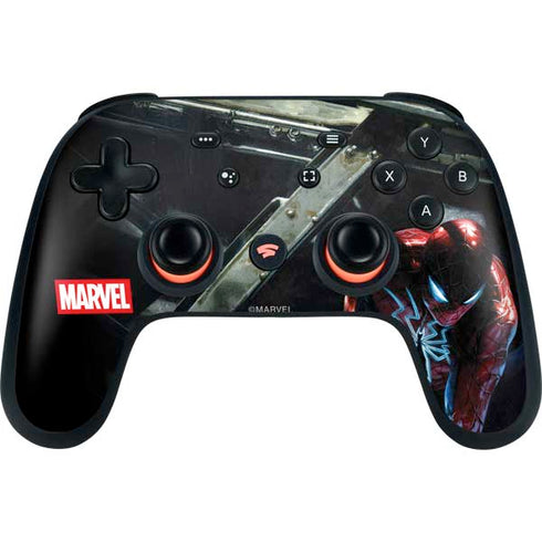 Marvel Spiderman New Suit Spiderman Google Stadia Controller Skin