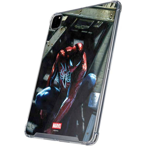 Marvel Spiderman New Suit Spiderman iPad Pro 12.9in (2020) Clear Case