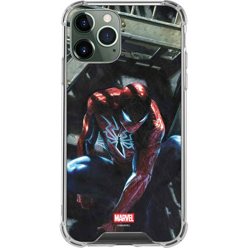 Marvel Spiderman New Suit Spiderman iPhone 12 Pro Clear Case
