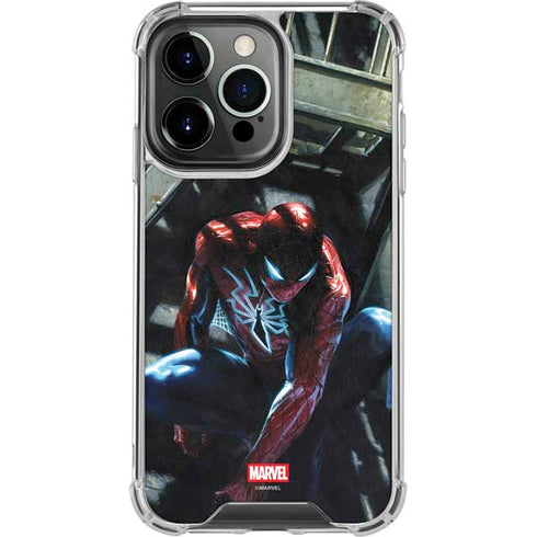 Marvel Spiderman New Suit Spiderman iPhone 13 Pro Clear Case