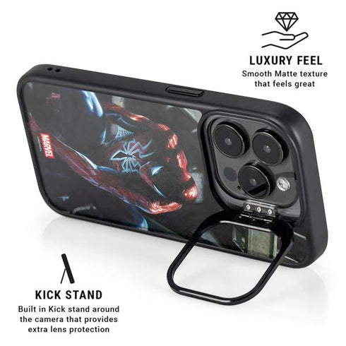 Marvel Spiderman New Suit Spiderman iPhone 13 Pro Kickstand Case