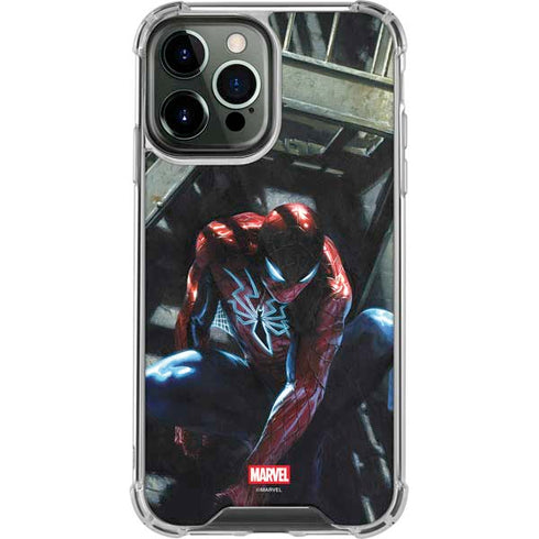 Marvel Spiderman New Suit Spiderman iPhone 13 Pro Max Clear Case