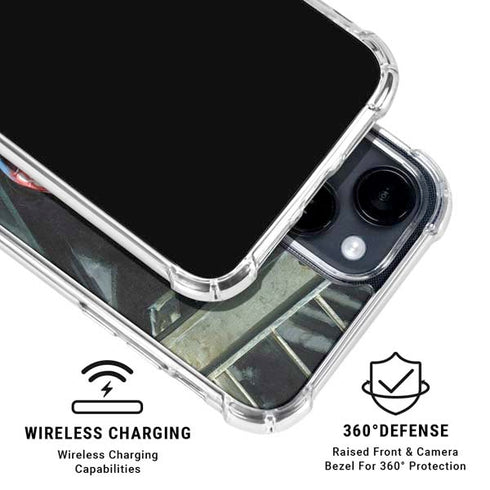 Marvel Spiderman New Suit Spiderman iPhone 14 Plus Clear Case