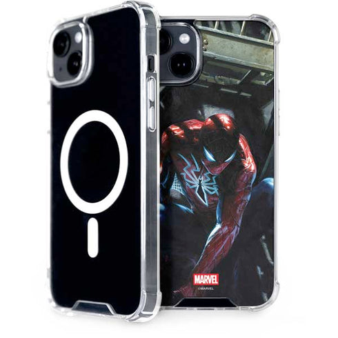 Marvel Spiderman New Suit Spiderman iPhone 15 Plus MagSafe Case