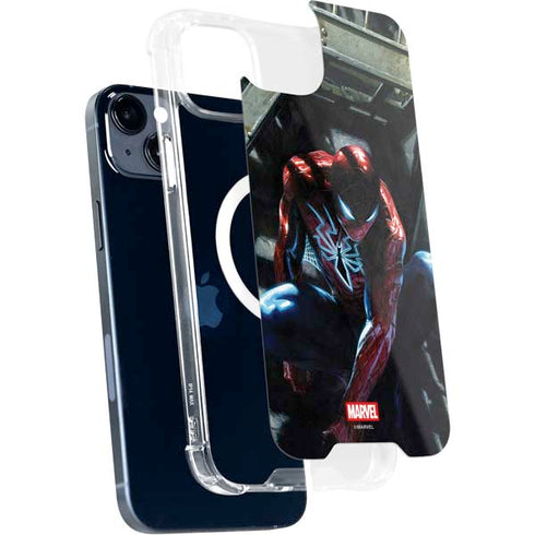 Marvel Spiderman New Suit Spiderman iPhone 15 Plus MagSafe Case