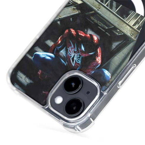 Marvel Spiderman New Suit Spiderman iPhone 15 Plus MagSafe Case