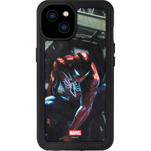 Marvel Spiderman New Suit Spiderman iPhone 15 Plus Waterproof Case