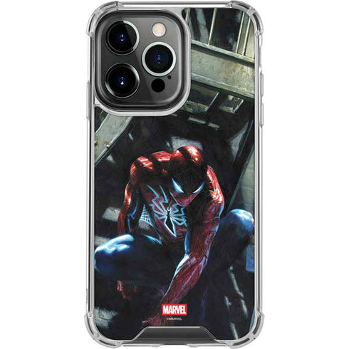 Marvel Spiderman New Suit Spiderman iPhone 15 Pro Clear Case