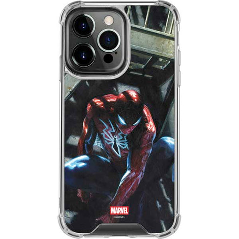 Marvel Spiderman New Suit Spiderman iPhone 15 Pro Max Clear Case