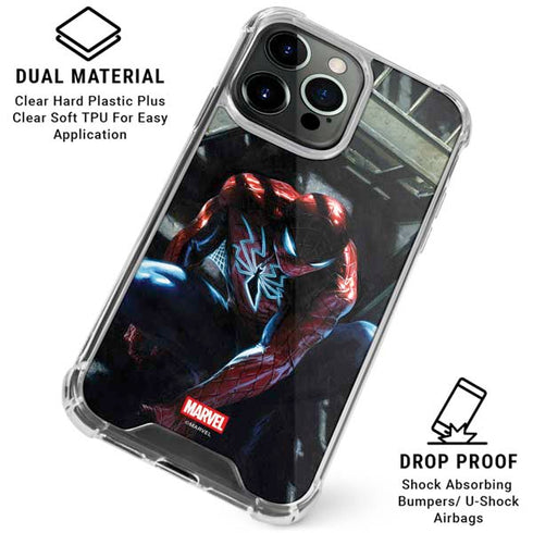 Marvel Spiderman New Suit Spiderman iPhone 15 Pro Max Clear Case