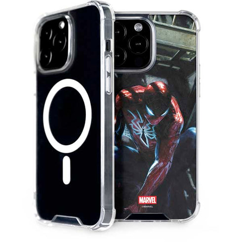 Marvel Spiderman New Suit Spiderman iPhone 15 Pro Max MagSafe Case