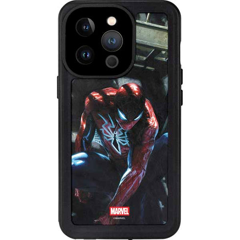 Marvel Spiderman New Suit Spiderman iPhone 15 Pro Waterproof Case