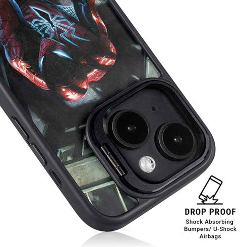 Marvel Spiderman New Suit Spiderman iPhone 16 Kickstand Case