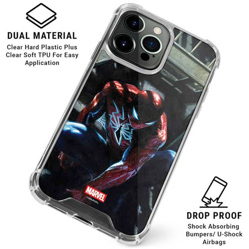Marvel Spiderman New Suit Spiderman iPhone 16 Pro Clear Case