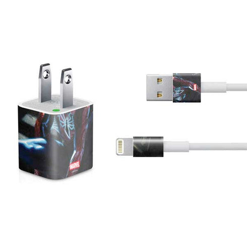 Marvel Spiderman New Suit Spiderman iPhone Charger (5W USB) Skin