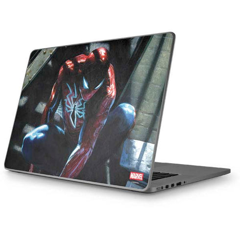 Marvel Spiderman New Suit Spiderman Apple MacBook Pro 17-inch Skin