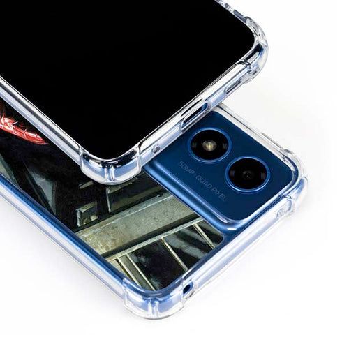 Marvel Spiderman New Suit Spiderman Moto G 5G (2024) Clear Case
