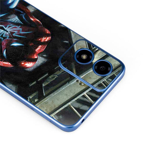 Marvel Spiderman New Suit Spiderman Moto G Play 4G (2024) Skin