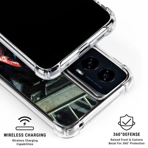 Marvel Spiderman New Suit Spiderman Moto G Power 5G (2024) Clear Case